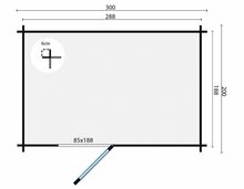 Blokhut - Tuinhuis Novalie